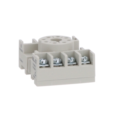 Schneider Electric Socket, 11-Pin, Screw Terminal, for 750XBXR Relays, DIN Rail or Panel Mount